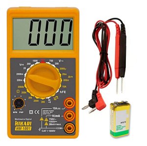 Multímetro Digital Hikari Hm-1001 Beep Continuidade