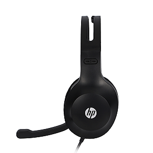 Headset HP DHH1601 P2 3,5mm com Microfone Drivers 40mm para PC e Notebook