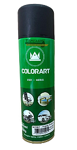 TINTA PRETO FOSCO USO GERAL COLORART 300ML
