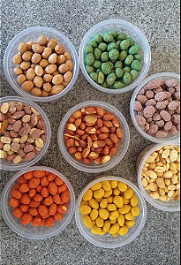 AMENDOIM SABORES POTE 1,0Kg  - DIRETO FABRICA