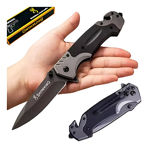 Canivete Tático Browning Aço Inox FA18