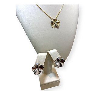 Conjunto Organico Banhado em ouro 18k