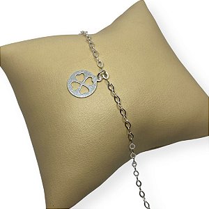 Pulseira Trevo em Prata 925