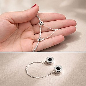 Trava pega ladrão prata 925