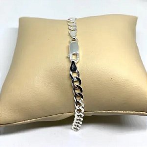 Pulseira Grumet 5mm prata 925