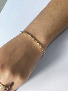Pulseira Riviera Banhada a ouro