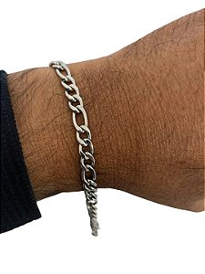 Pulseira aço inox modelo 3x1
