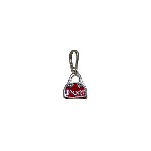 Pingente bolsa sports prata 925