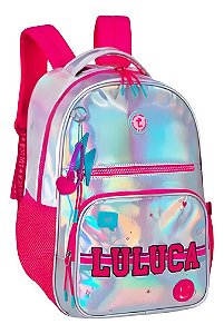 Mochila Bolsa De Costas Escolar Juvenil Passeio Luluca Clio