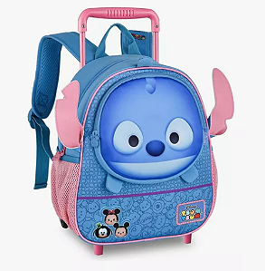 Mochila Com Rodas Escolar Infantil Stitch Tsum Tsum Clio