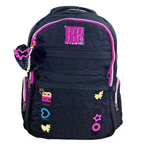 Mochila De Costas Escolar Adolescente Oficial Rebecca Bonbon RB Lançamento Clio RB24580 17"