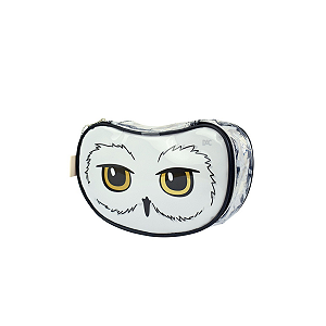 Estojo Escolar Pvc Harry Potter Edwiges Face Rostinho Dac Cor Branco Edwiges Harry Potter