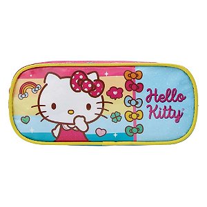 Estojo Simples Escolar Infantil Hello Kitty Xeryus 13535