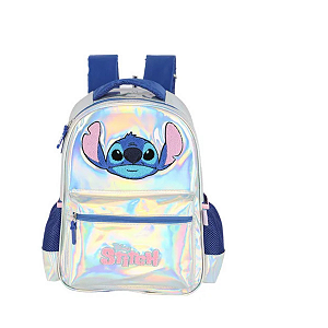 Mochila Escolar Juvenil Holográfica Lilo Stitch