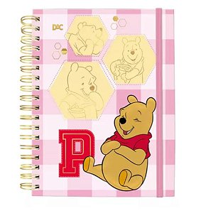 Caderno Smart Mini Ursinho Pooh Escolar Infantil Dac