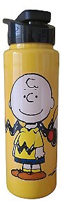 Garrafa Água Squeeze Snoopy Esportiva Escolar Bandeirante