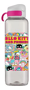 Garrafa Squeeze 1 L Esportiva Escolar Infantil Hello Kitty