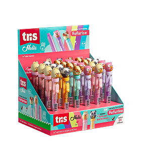 Caneta Borracha Holic Fofurices – Tris