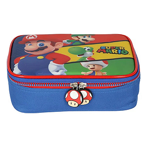 Estojo Box Escolar Mario Bros EI42554mo Luxcel