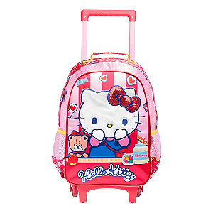 Mochila Com Rodas 16 Hello Kitty R 15380 Xeryus - Escolar