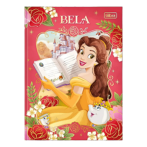 Caderno Colegial Brochura Princesas 80 Folhas - Tilibra