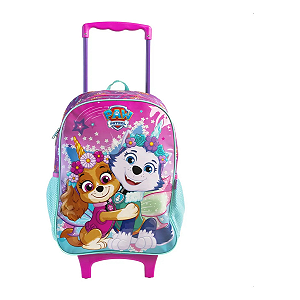 Mochila Rodinha Patrulha Canina Skye Everest Escolar 15250