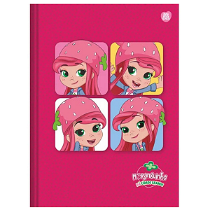 Caderno Brochura Capa Dura Moranguinho 80f ls