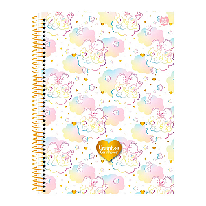 Caderno Colegial 10 Mat 160fls Ursinhos Carinhos C Animativa