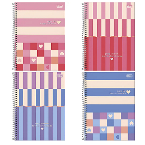 Caderno 10x1 Capa Dura Melrose 160fls Pct.c/1