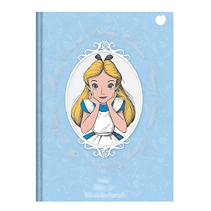 Caderno Brochurão 80fls Disney Alice Espelho Animativa