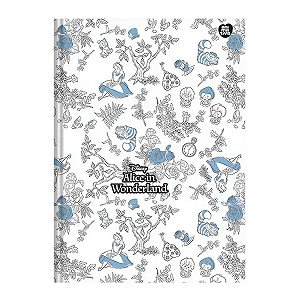 Caderno Brochurão 80fls Disney Alice Animativa