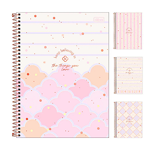 Caderno Espiral Univ. Soho Kindness Tilibra 10 Mat. 160 Fls