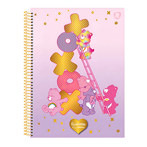 Caderno Univ 1 Matéria 80fls Ursinhos Carinhosos D Animativa