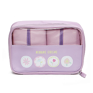 Necessaire c/ Duas Bolsas FLORIE minhas coisas