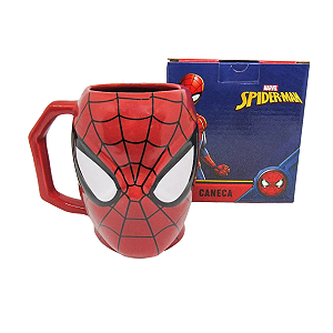 Caneca 3d Porcelana Homem Aranha Marvel Zonacriativa Oficial