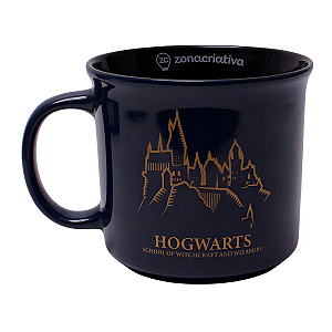 Caneca Tom Presente Cor Preto Hogwarts Harry Potter