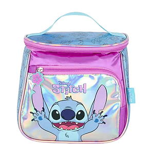 Lancheira Escolar Juvenil  Holográfica de Costas Stitch