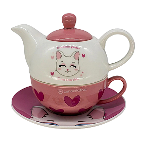 Bule 2 Em 1 Eu Amo Gato - Zonacriativa