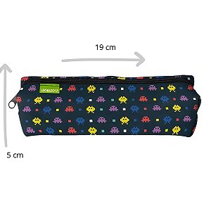 Estojo Tubo Leo E Leo Cinza-escuro 100 Lápis Artes Desenho