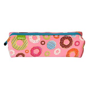 Estojo escolar Tubo Leo E Leo Donuts