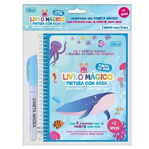 Livro Mágico de Pintura com Água Tilibra – Fundo do Mar