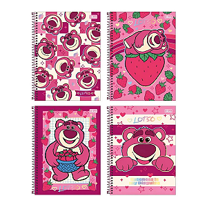 Cadernos Grande Lotso Urso 1 Matéria 80 Flhs Tilibra