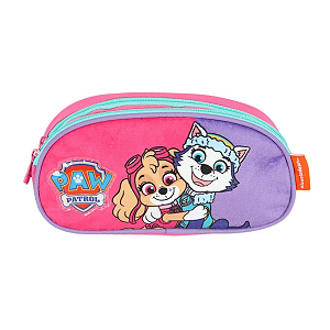 Estojo Escolar Duplo Patrulha Canina Rosa Ei42034pa Luxcel Rosa Patrulha Canina