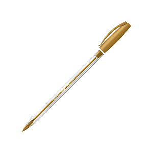 Caneta Esferográfica Faber castell Trilux. OURO DOURADO