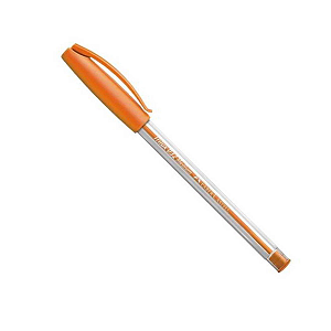 Caneta Esferográfica Faber castell Trilux. LARANJA