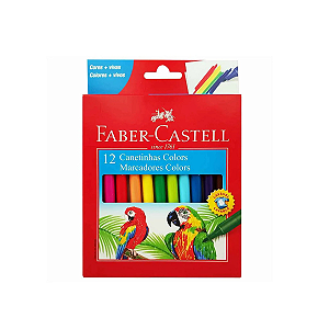 Canetinha com 12 Cores Estojo Cartão, Faber Castell