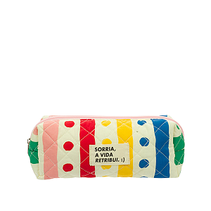 Necessarie Florie Fofucha (bolinhas e listras coloridas) P