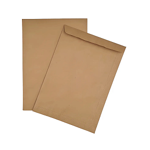 Kit C/50 envelope Kraft Pardo Natural 229 X 324mm 80gr