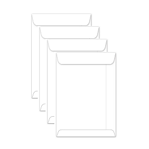 Kit C/50 envelope Branco  200mm X 280mm 90gr