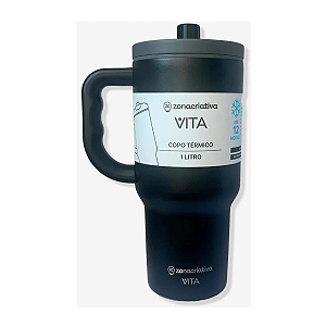 Copo Térmico Tumbler Vita Canudo E Alça 1l Zona Criativa